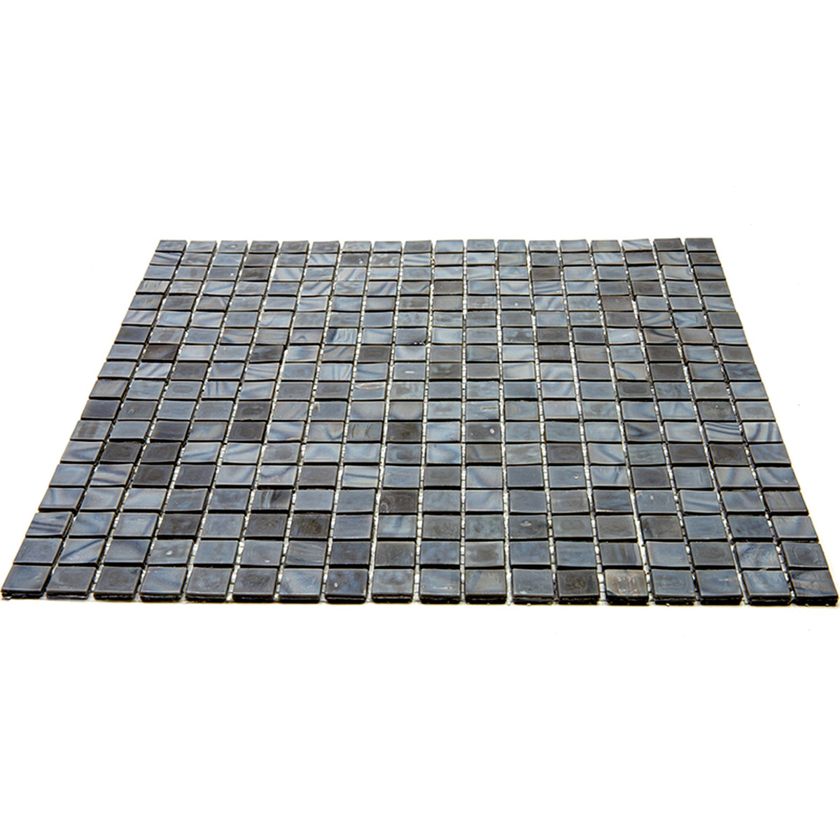 Apollo Tile Skosh Mouse Gray 11-1/2-in x 11-1/2-in Glossy Glass Uniform Squares Floor and Wall Tile (18.69-sq. ft/ Carton)