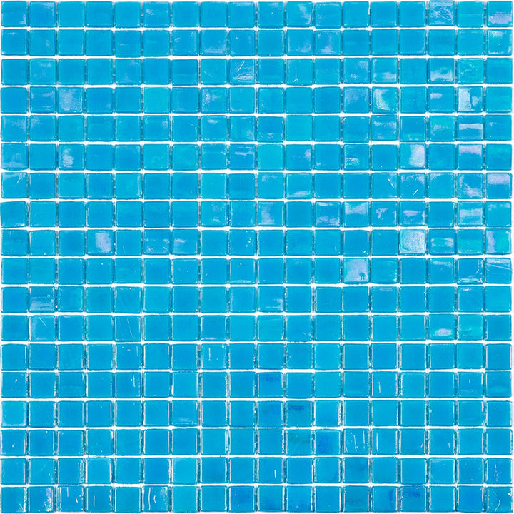 Apollo Tile Skosh Sea Blue 11-1/2-in x 11-1/2-in Glossy Glass Uniform Squares Floor and Wall Tile (18.69-sq. ft/ Carton)