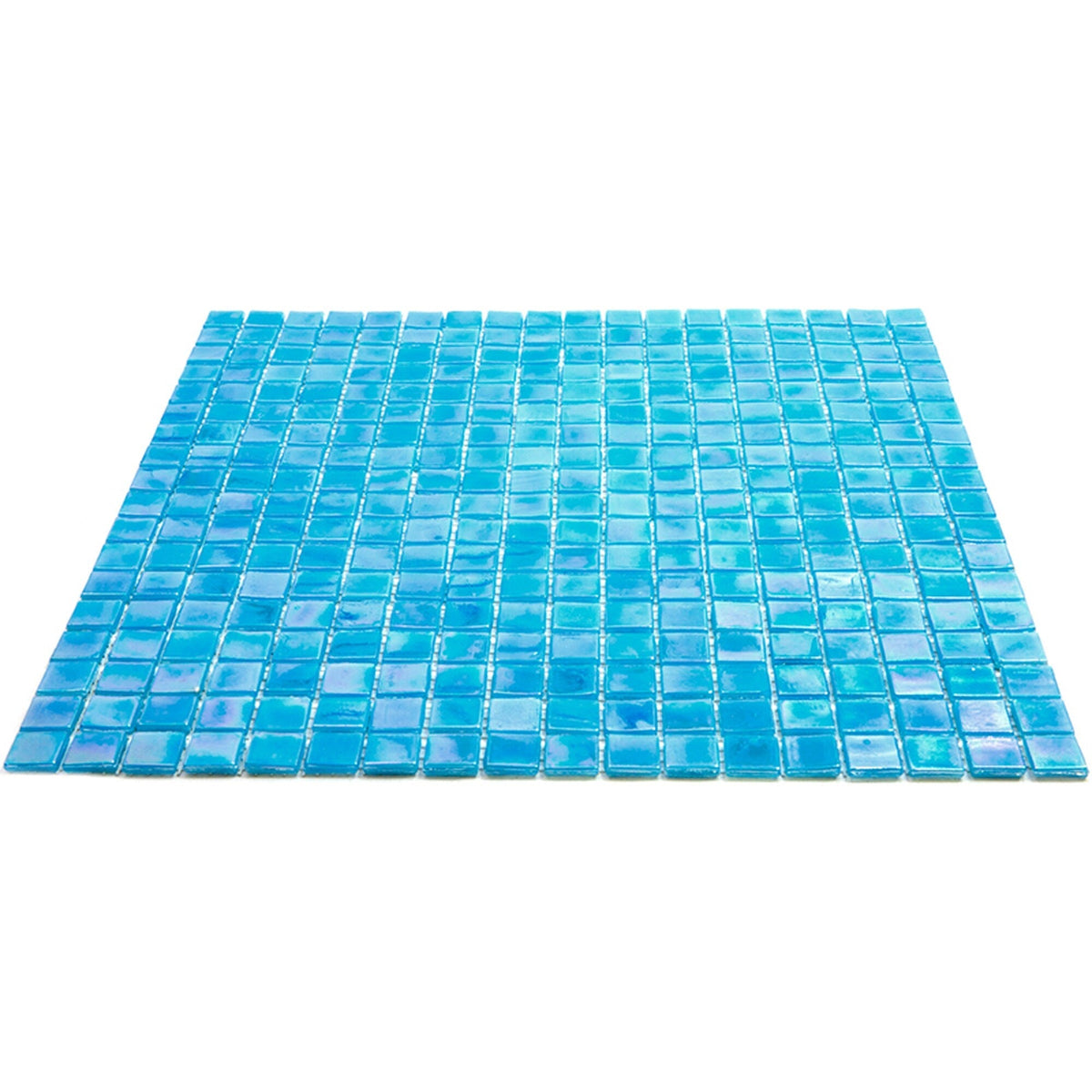 Apollo Tile Skosh Sea Blue 11-1/2-in x 11-1/2-in Glossy Glass Uniform Squares Floor and Wall Tile (18.69-sq. ft/ Carton)