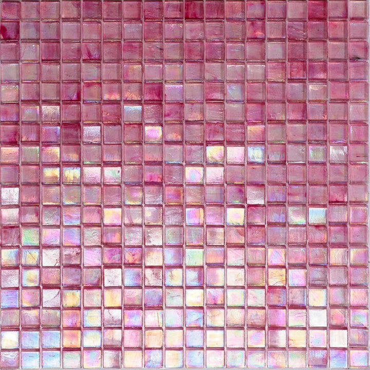 Apollo Tile Skosh Foxy Pink 11-1/2-in x 11-1/2-in Glossy Glass Uniform Squares Floor and Wall Tile (18.69-sq. ft/ Carton)