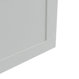RELIABILT Overlake 15-in W x 30-in H x 12-in D Gray Wall Ready To Assemble Plywood Cabinet (Recessed Panel Shaker Door Style)