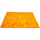 Apollo Tile Dune Honey Orange 12-in x 12-in Glossy Glass Uniform Squares Floor and Wall Tile (20-sq. ft/ Carton)