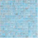 Apollo Tile Celestial Light Blue 12-in x 12-in Glossy Glass Uniform Squares Floor and Wall Tile (20-sq. ft/ Carton)