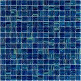 Apollo Tile Celestial Deap Sea Blue 12-in x 12-in Glossy Glass Uniform Squares Floor and Wall Tile (20-sq. ft/ Carton)