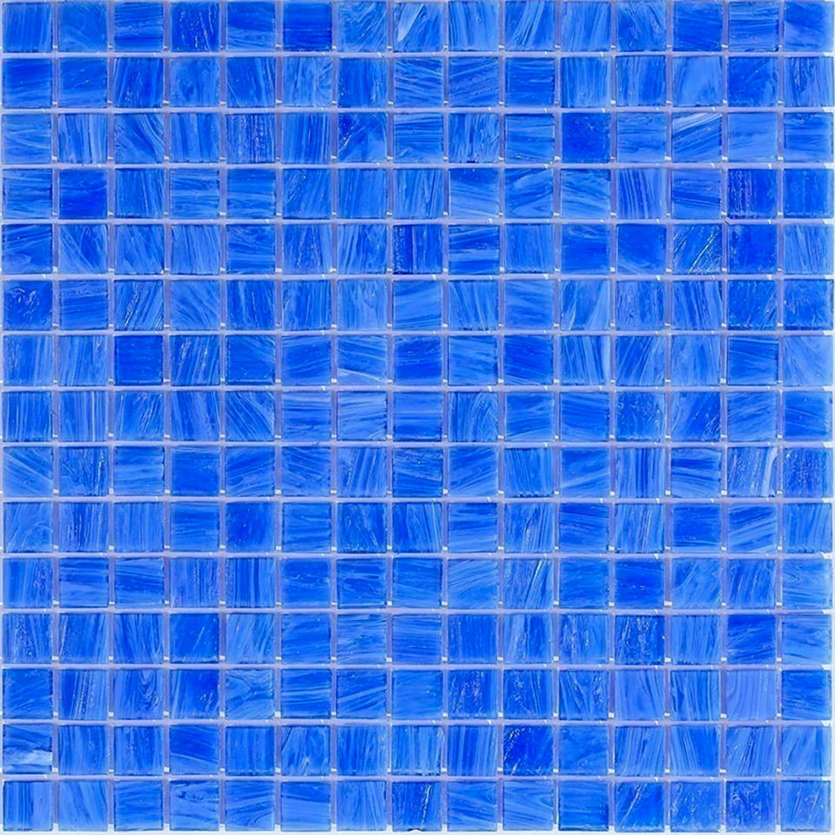 Apollo Tile Celestial Ultramarine Blue 12-in x 12-in Glossy Glass Uniform Squares Floor and Wall Tile (20-sq. ft/ Carton)