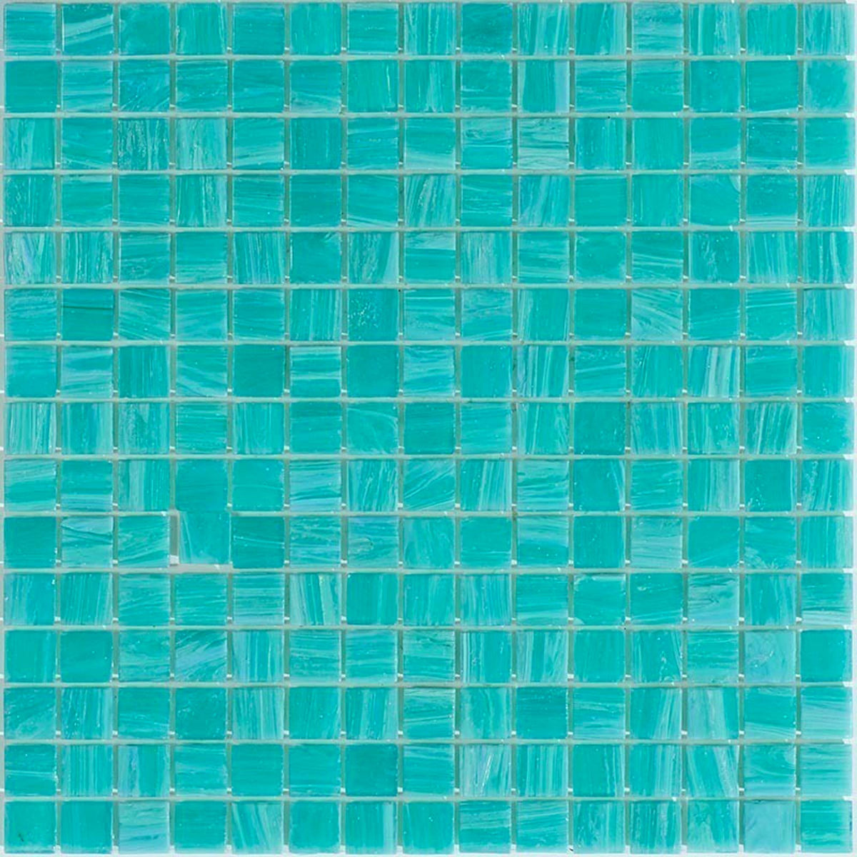 Apollo Tile Celestial Persian Green 12-in x 12-in Glossy Glass Uniform Squares Floor and Wall Tile (20-sq. ft/ Carton)
