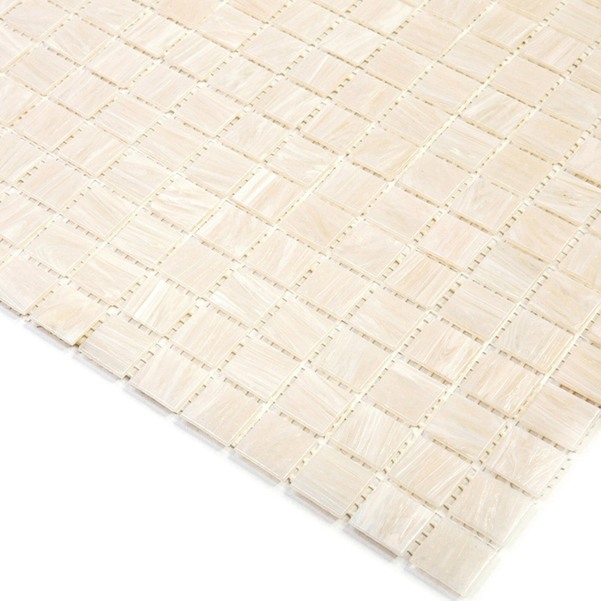 Apollo Tile Celestial Nude Beige 12-in x 12-in Glossy Glass Uniform Squares Floor and Wall Tile (20-sq. ft/ Carton)