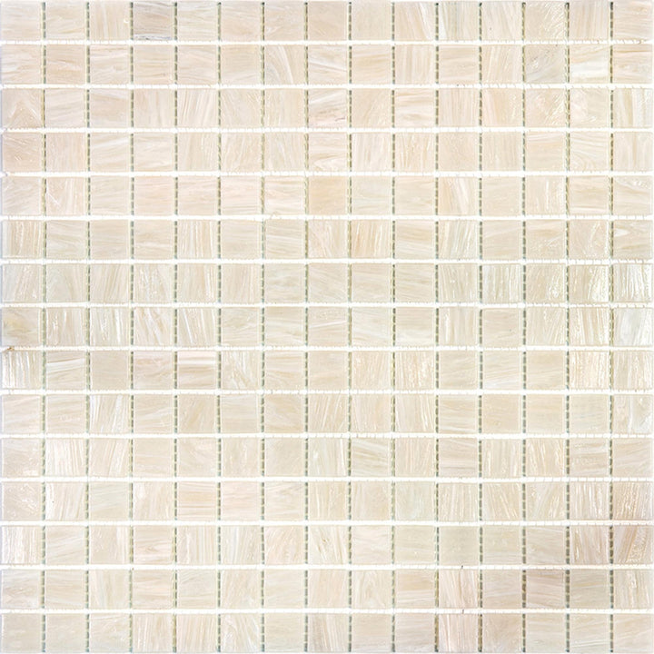 Apollo Tile Celestial Nude Beige 12-in x 12-in Glossy Glass Uniform Squares Floor and Wall Tile (20-sq. ft/ Carton)
