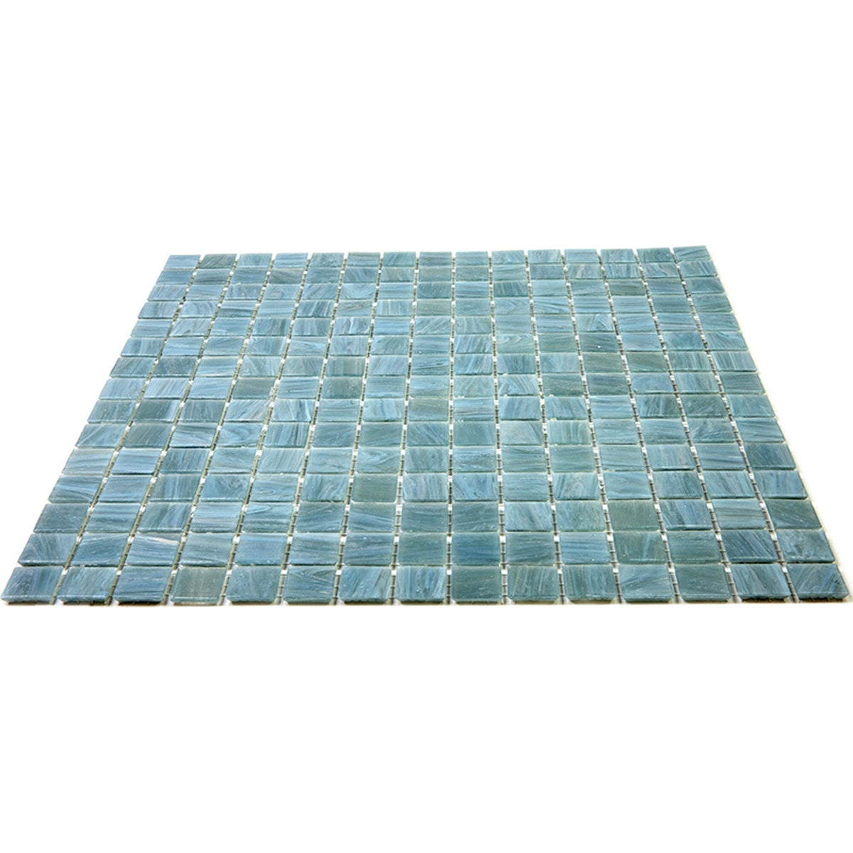 Apollo Tile Celestial Pool Blue 12-in x 12-in Glossy Glass Uniform Squares Floor and Wall Tile (20-sq. ft/ Carton)