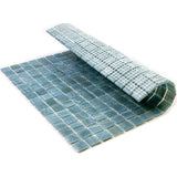 Apollo Tile Celestial Pool Blue 12-in x 12-in Glossy Glass Uniform Squares Floor and Wall Tile (20-sq. ft/ Carton)
