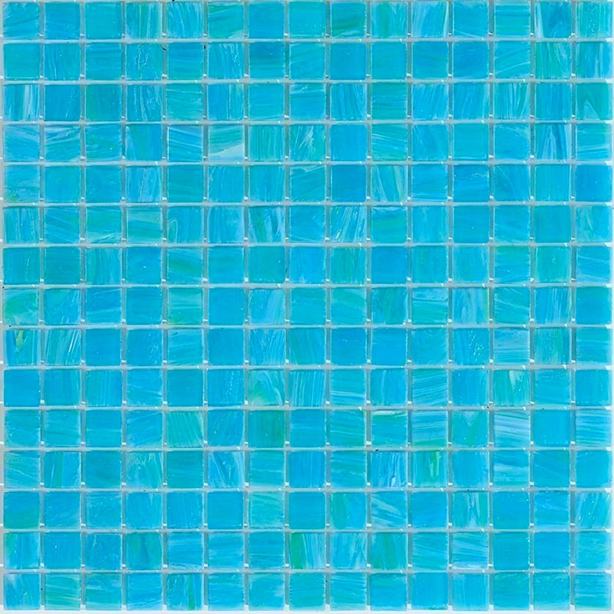 Apollo Tile Celestial Blue-green 12-in x 12-in Glossy Glass Uniform Squares Floor and Wall Tile (20-sq. ft/ Carton)