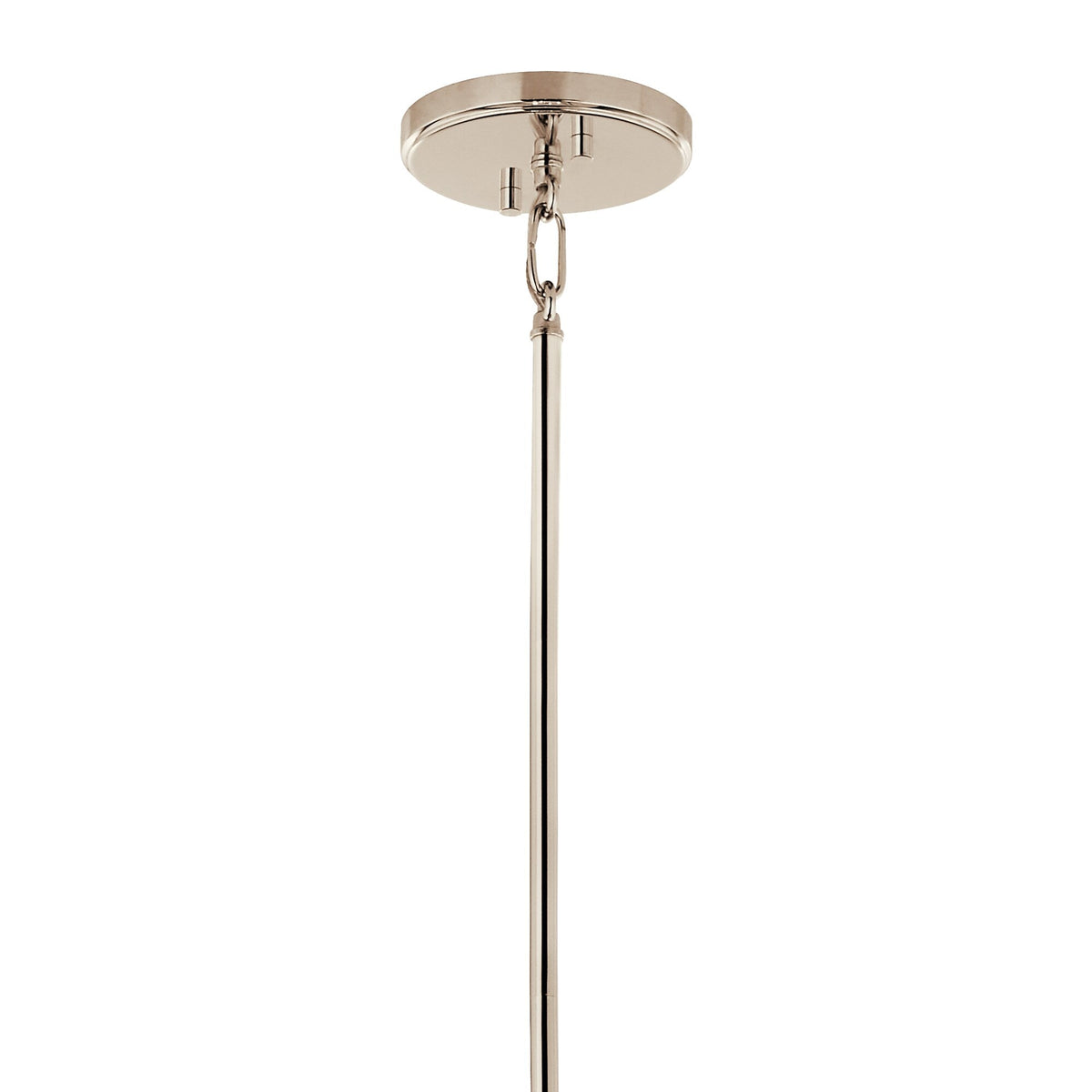 Kichler Eisley 4-Light Polished Nickel Modern/Contemporary Lantern Led, Medium Hanging Pendant Light