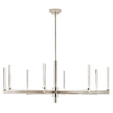 Kichler Sycara 8-Light Polished Nickel Modern/Contemporary Led Crystal Chandelier