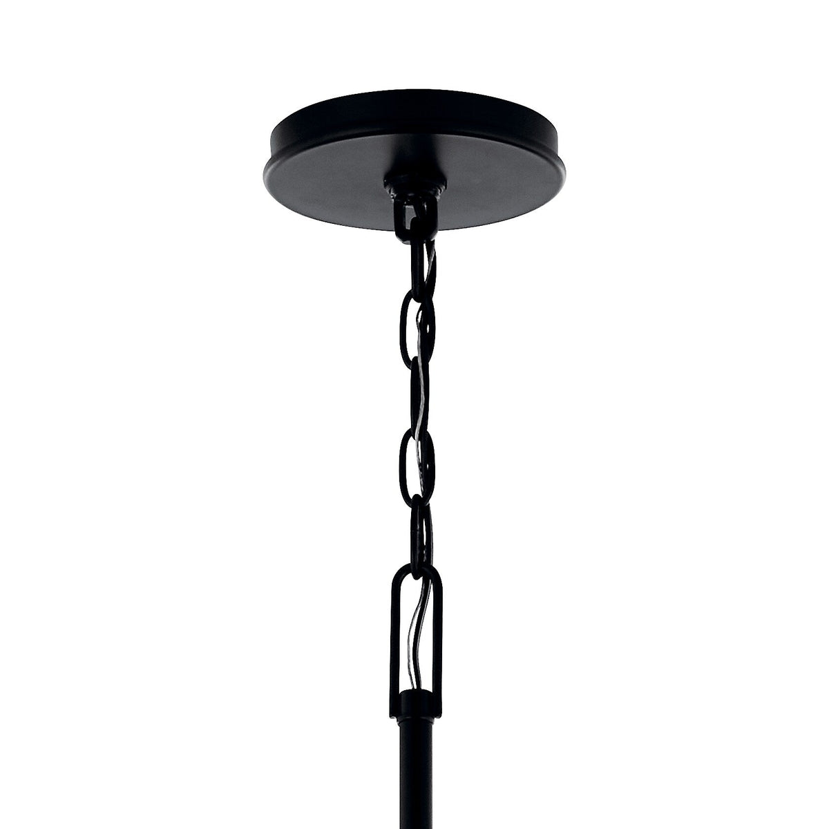 Kichler Malene 8-Light Black Traditional Bare Bulb Chandelier