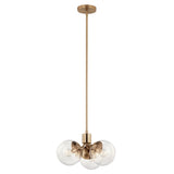 Kichler Silvarious 3-Light Gold Modern/Contemporary Chandelier