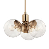 Kichler Silvarious 3-Light Gold Modern/Contemporary Chandelier
