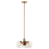 Kichler Silvarious 3-Light Gold Modern/Contemporary Chandelier