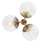 Kichler Silvarious 3-Light Gold Modern/Contemporary Chandelier