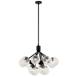 Kichler Silvarious 12-Light Black Modern/Contemporary Chandelier