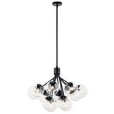 Kichler Silvarious 12-Light Black Modern/Contemporary Chandelier