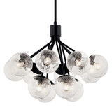 Kichler Silvarious 12-Light Black Modern/Contemporary Chandelier