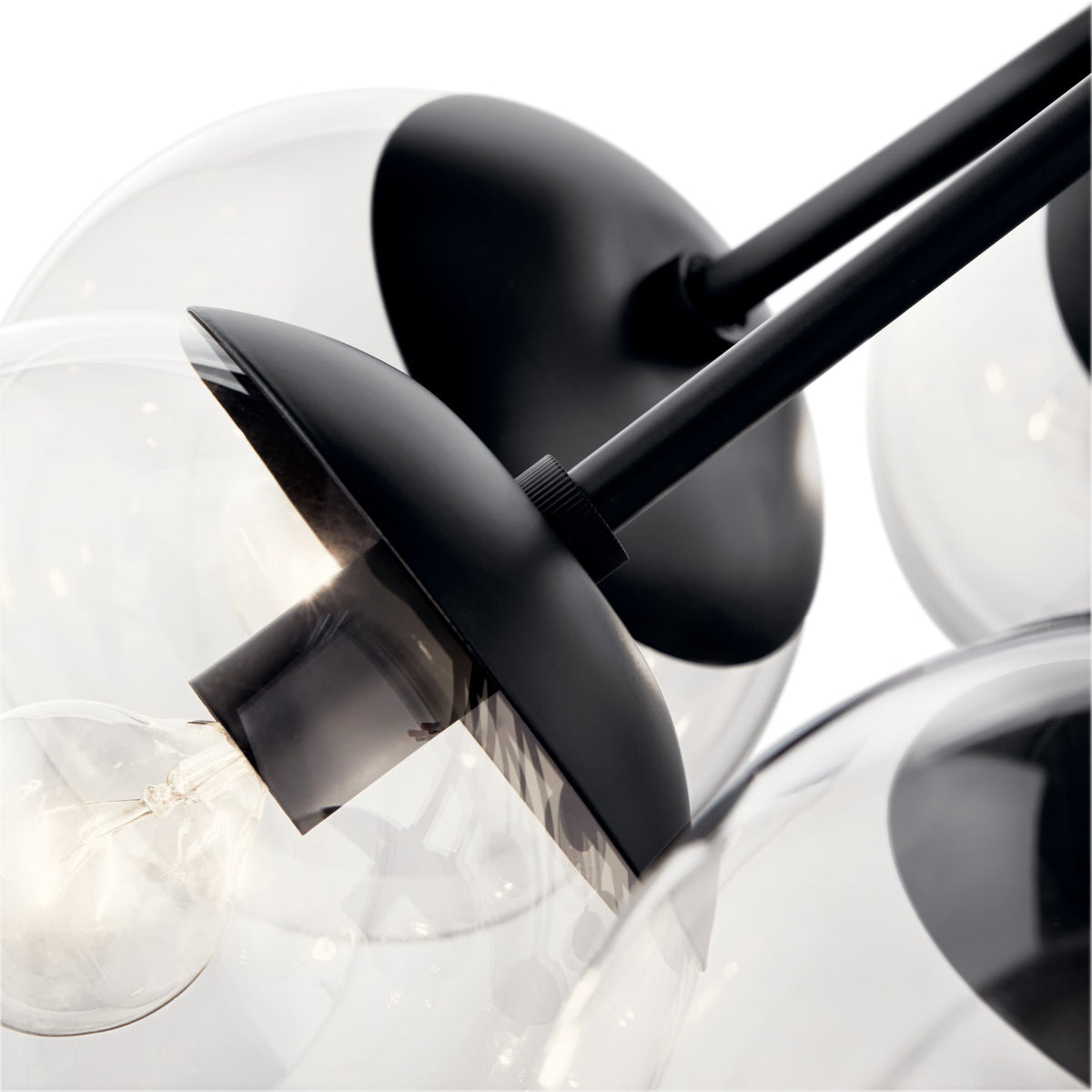 Kichler Silvarious 12-Light Black Modern/Contemporary Chandelier