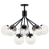 Kichler Silvarious 12-Light Black Modern/Contemporary Chandelier