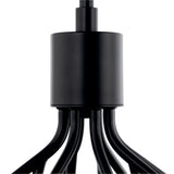 Kichler Silvarious 12-Light Black Modern/Contemporary Chandelier