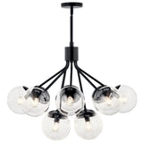 Kichler Silvarious 12-Light Black Modern/Contemporary Chandelier