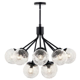Kichler Silvarious 12-Light Black Modern/Contemporary Chandelier