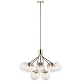 Kichler Silvarious 12-Light Polished Nickel Modern/Contemporary Chandelier