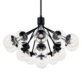Kichler Silvarious 16-Light Black Modern/Contemporary Chandelier