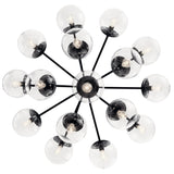Kichler Silvarious 16-Light Black Modern/Contemporary Chandelier