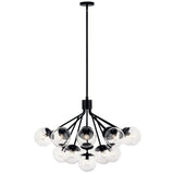 Kichler Silvarious 16-Light Black Modern/Contemporary Chandelier