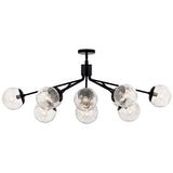 Kichler Silvarious 12-Light Black Modern/Contemporary Chandelier