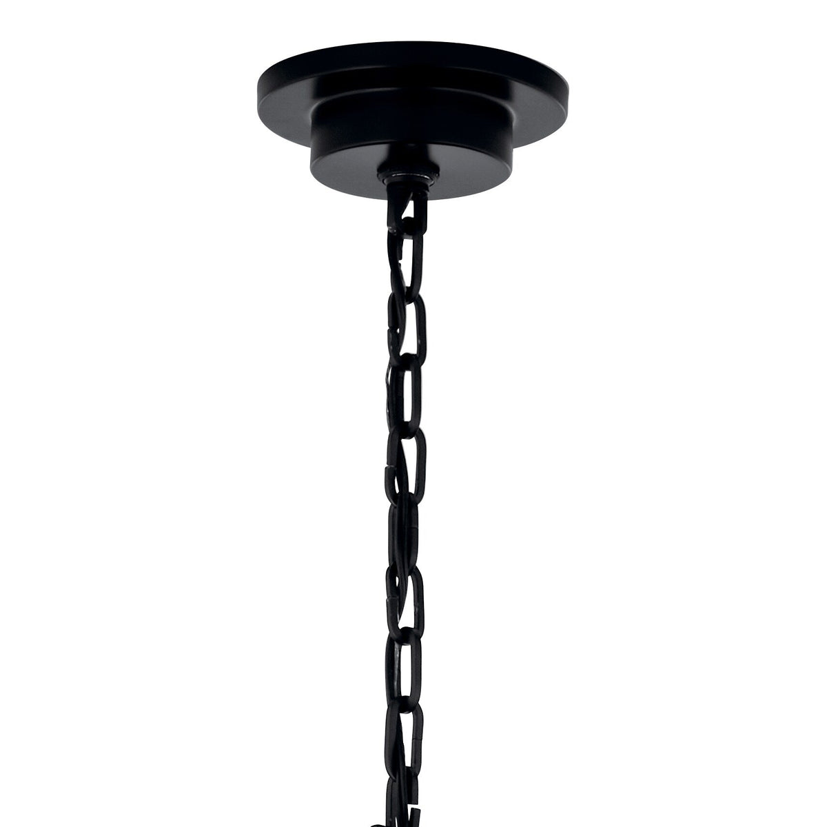 Kichler Carrick 6-Light Black Traditional Bare Bulb Chandelier