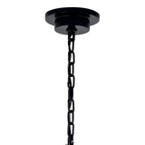 Kichler Carrick 6-Light Black Traditional Bare Bulb Chandelier