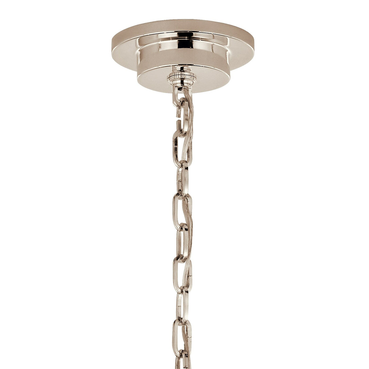Kichler Carrick 6-Light Polished Nickel Traditional Bare Bulb Chandelier
