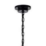 Kichler Carrick 8-Light Black Traditional Bare Bulb Chandelier