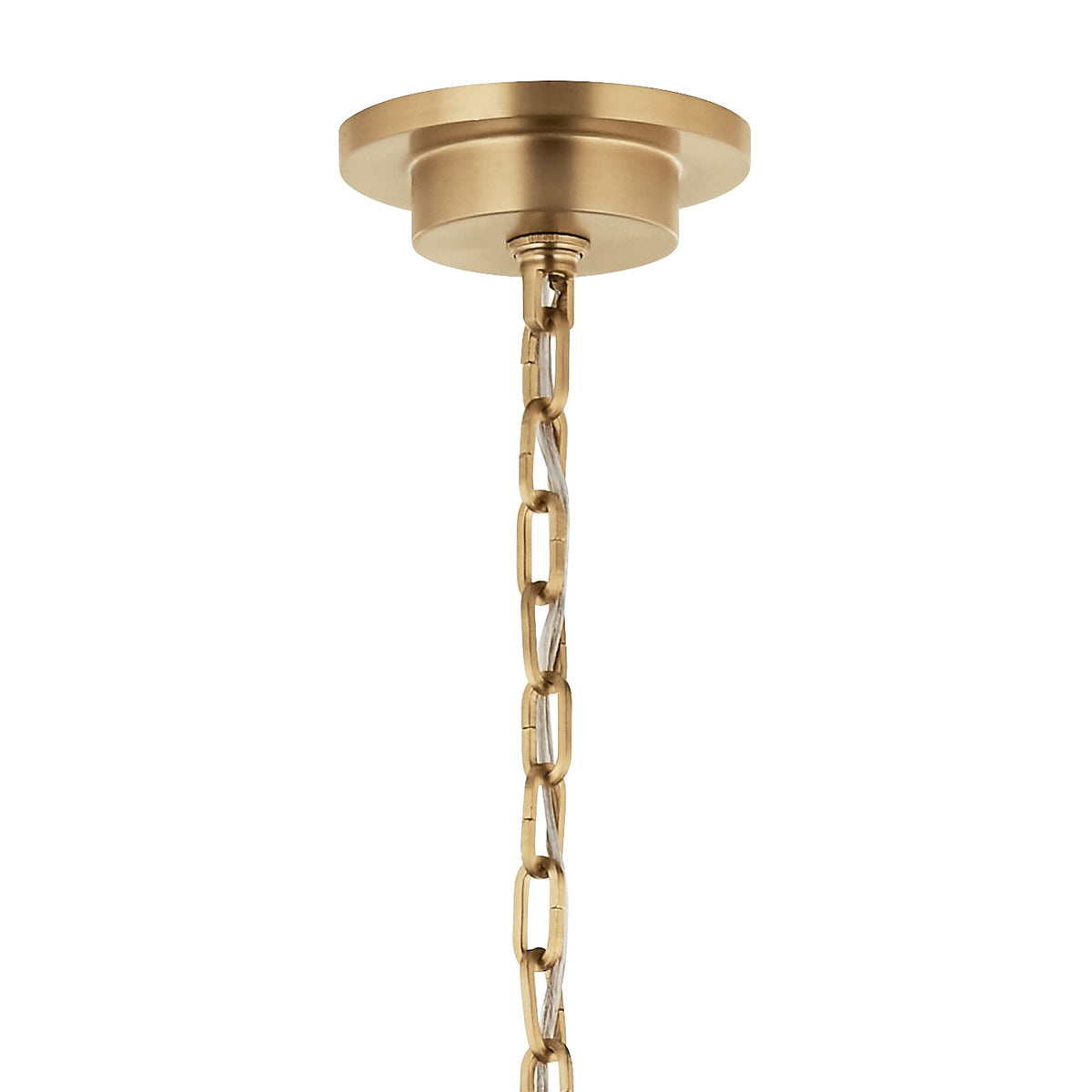 Kichler Carrick 10-Light Gold Traditional Bare Bulb Chandelier