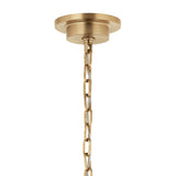 Kichler Carrick 10-Light Gold Traditional Bare Bulb Chandelier