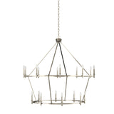 Kichler Carrick 18-Light Polished Nickel Traditional Bare Bulb Chandelier
