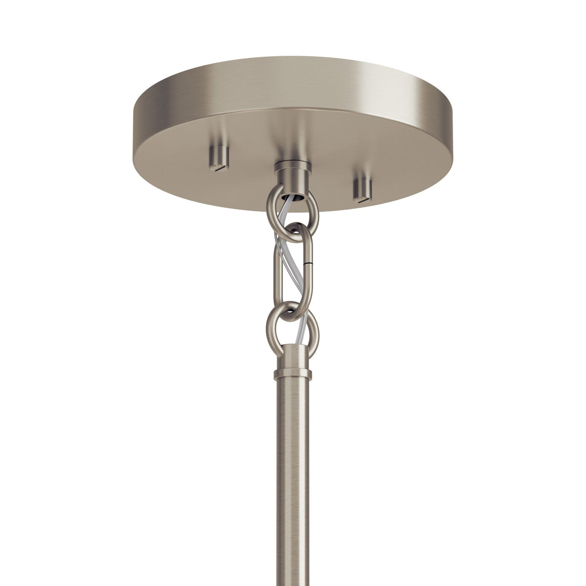 Kichler Madden 5-Light Brushed Nickel Modern/Contemporary Bare Bulb Chandelier