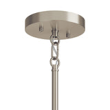 Kichler Madden 5-Light Brushed Nickel Modern/Contemporary Bare Bulb Chandelier