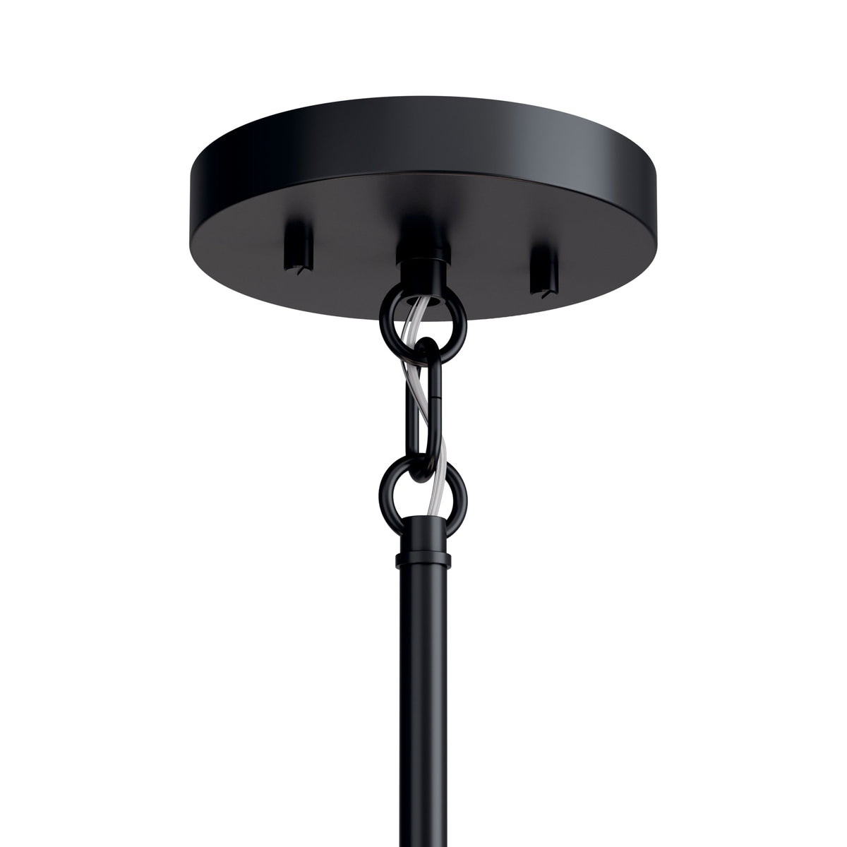 Kichler Madden 6-Light Black Modern/Contemporary Bare Bulb Chandelier