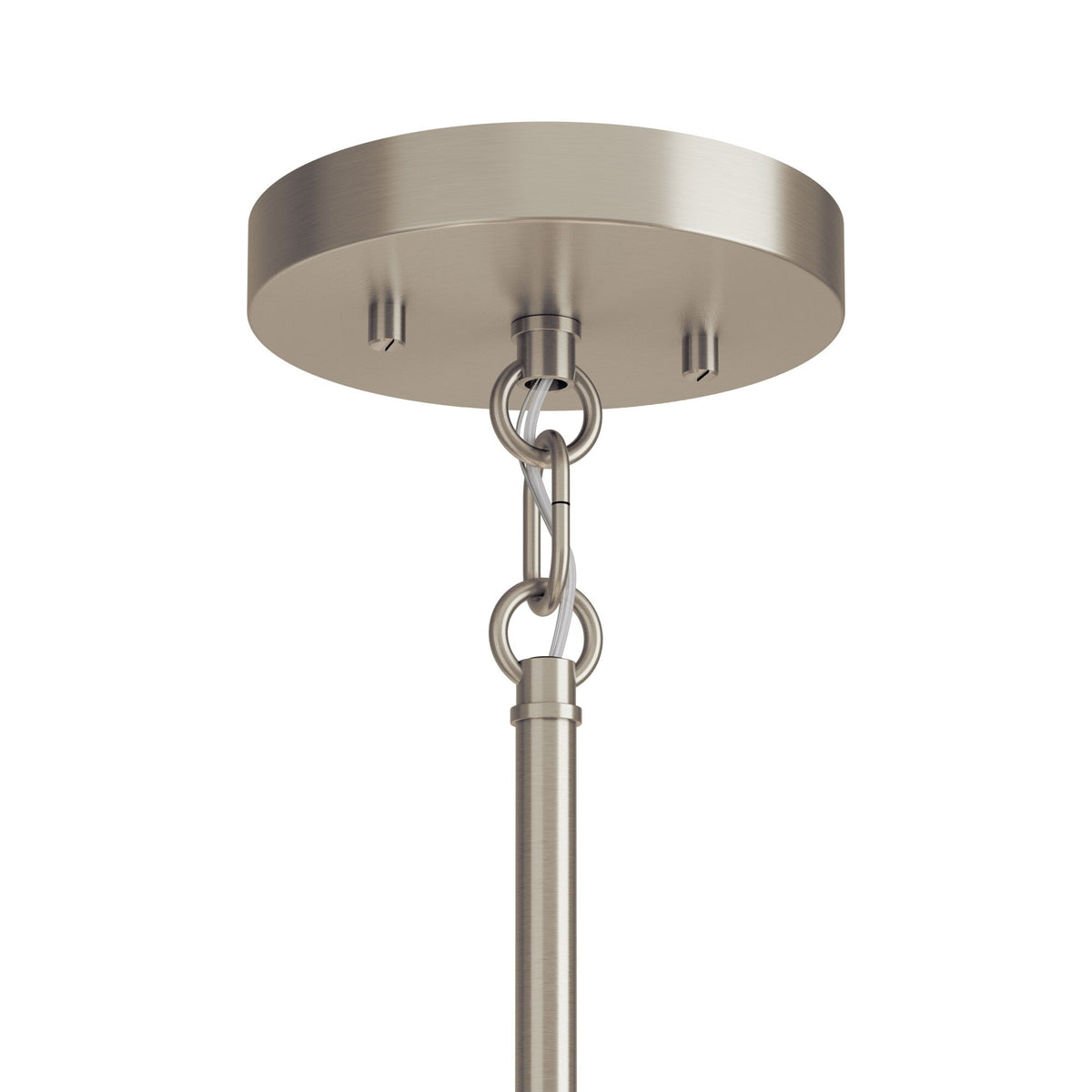 Kichler Madden 9-Light Brushed Nickel Modern/Contemporary Bare Bulb Chandelier