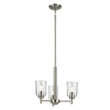 Kichler Shailene 3-Light Brushed Nickel Traditional Chandelier