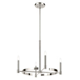 Kichler Tolani 4-Light Polished Nickel Vintage Bare Bulb Chandelier