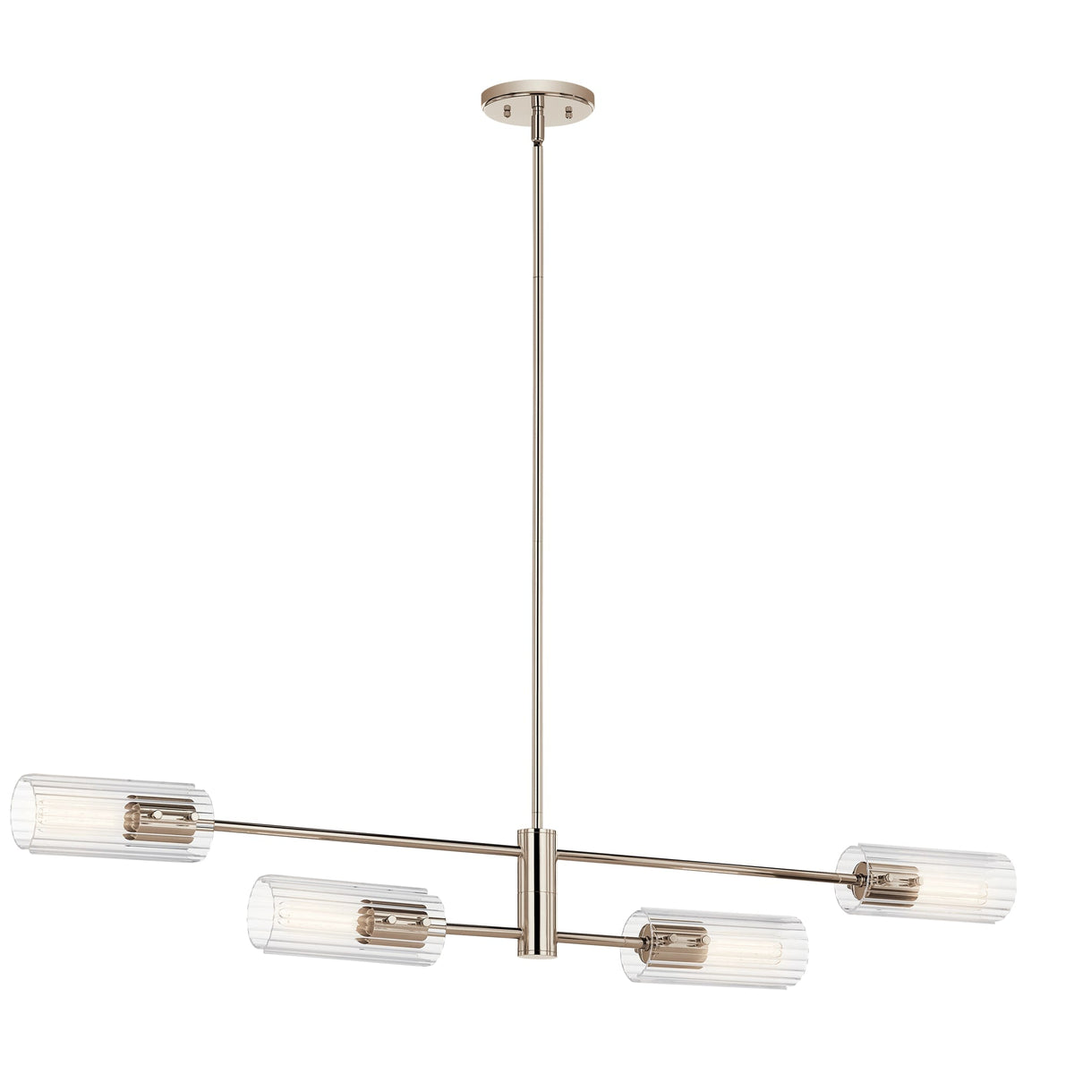 Kichler Velestino 4-Light Polished Nickel Modern/Contemporary Chandelier