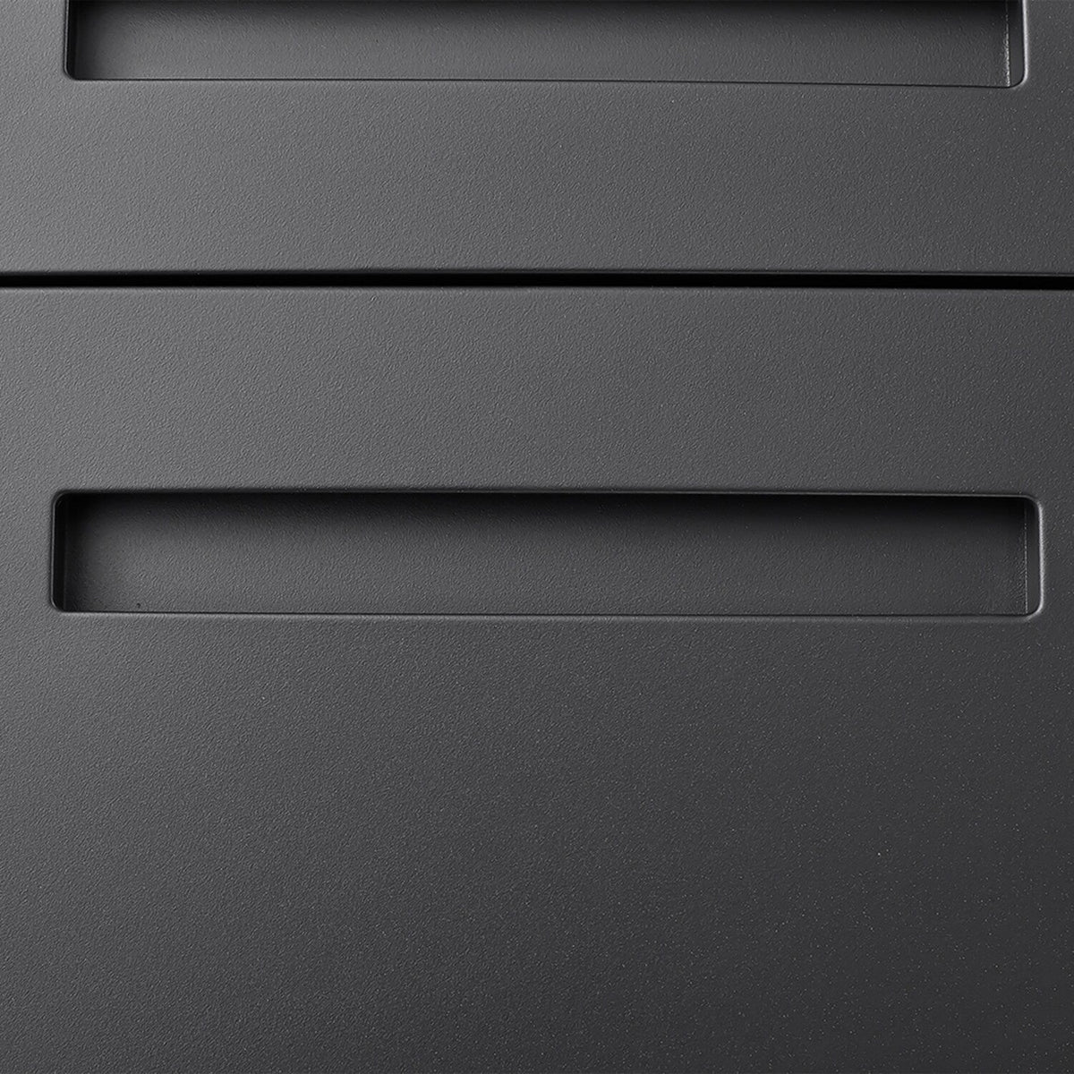 SINOFURN Black 3-Drawer 15.8-in File Cabinet